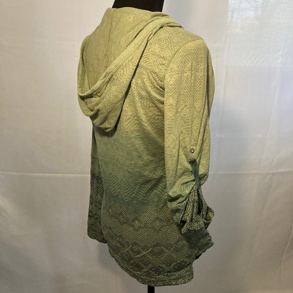 Athleta Olive Green Lightweight Long Sleeve Hoodie Women's Size Medium - Picture 3 of 13